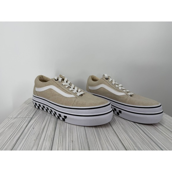 Vans Shoes - VANS SUPER COMFYCUSH PLATFORM CANVAS SANDSHELL Womens Size 9 New